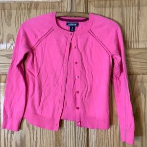 GUC lands end pink cardigan